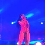 Chloe Bailey performing at St. Lucia Jazz Festival