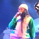 Tarrus Riley during live performance.