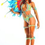 A Beautiful Lady in her Carnival costume.