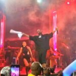 Machel Montano during a live performance