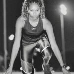 Young Women Ready To Run And Start Her Race.
