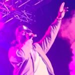 Soca Artist Coutain pictured during live performance.