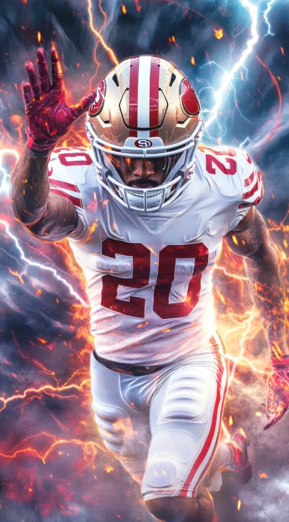 Why Bad Bunny Is The Baddest Thing Since Michael Jackson. Pictured is an American Football players that looks similar to Bad Bunny with his helmet on.