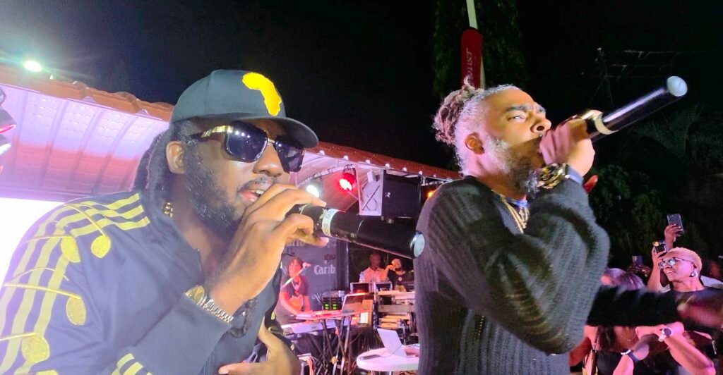 Freetown Collective pictured during a live performance.