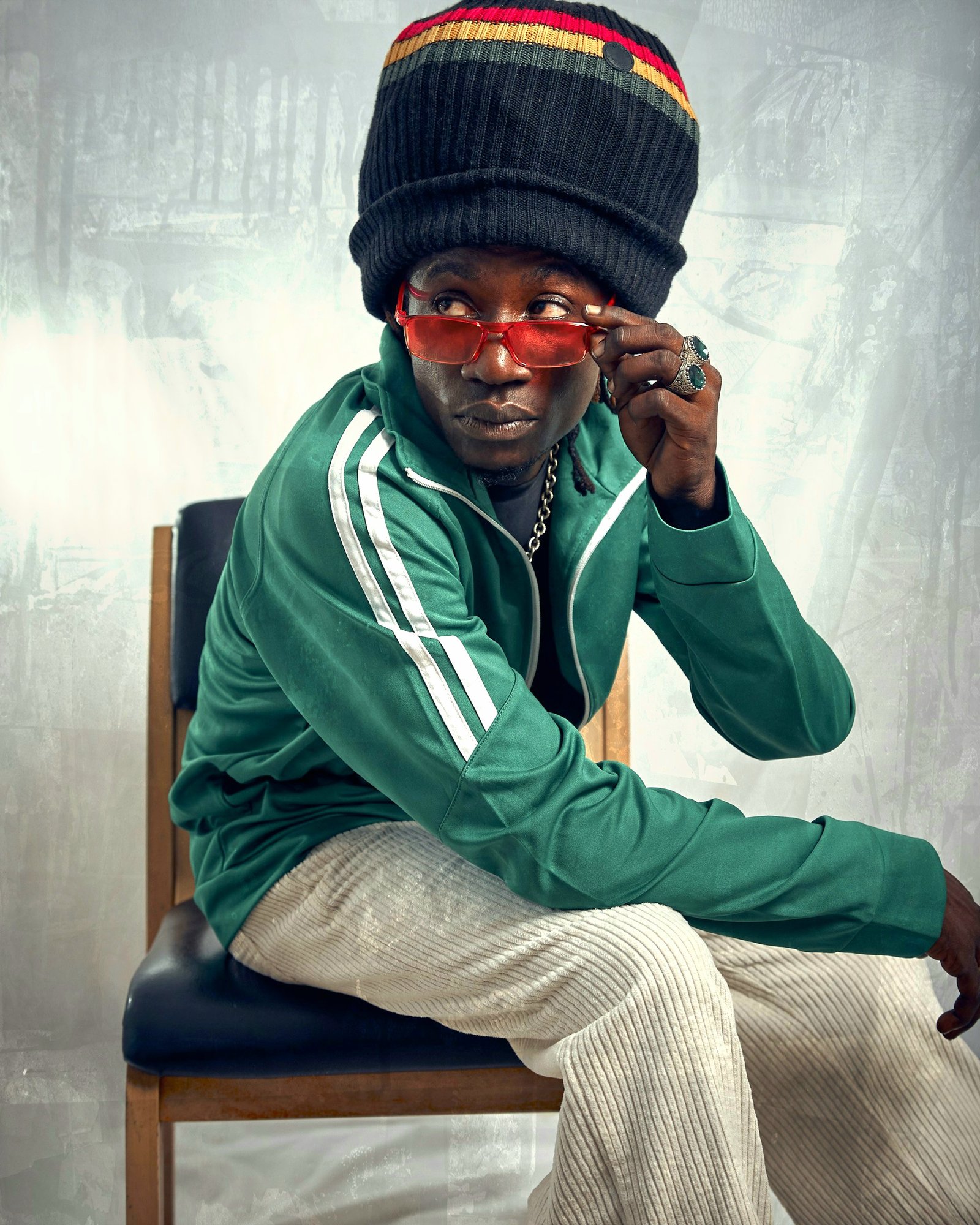 Why Keznamdi Bested Mortimer At The Grammys - Pictured Is A Rasta Man Wearing Sunglasses