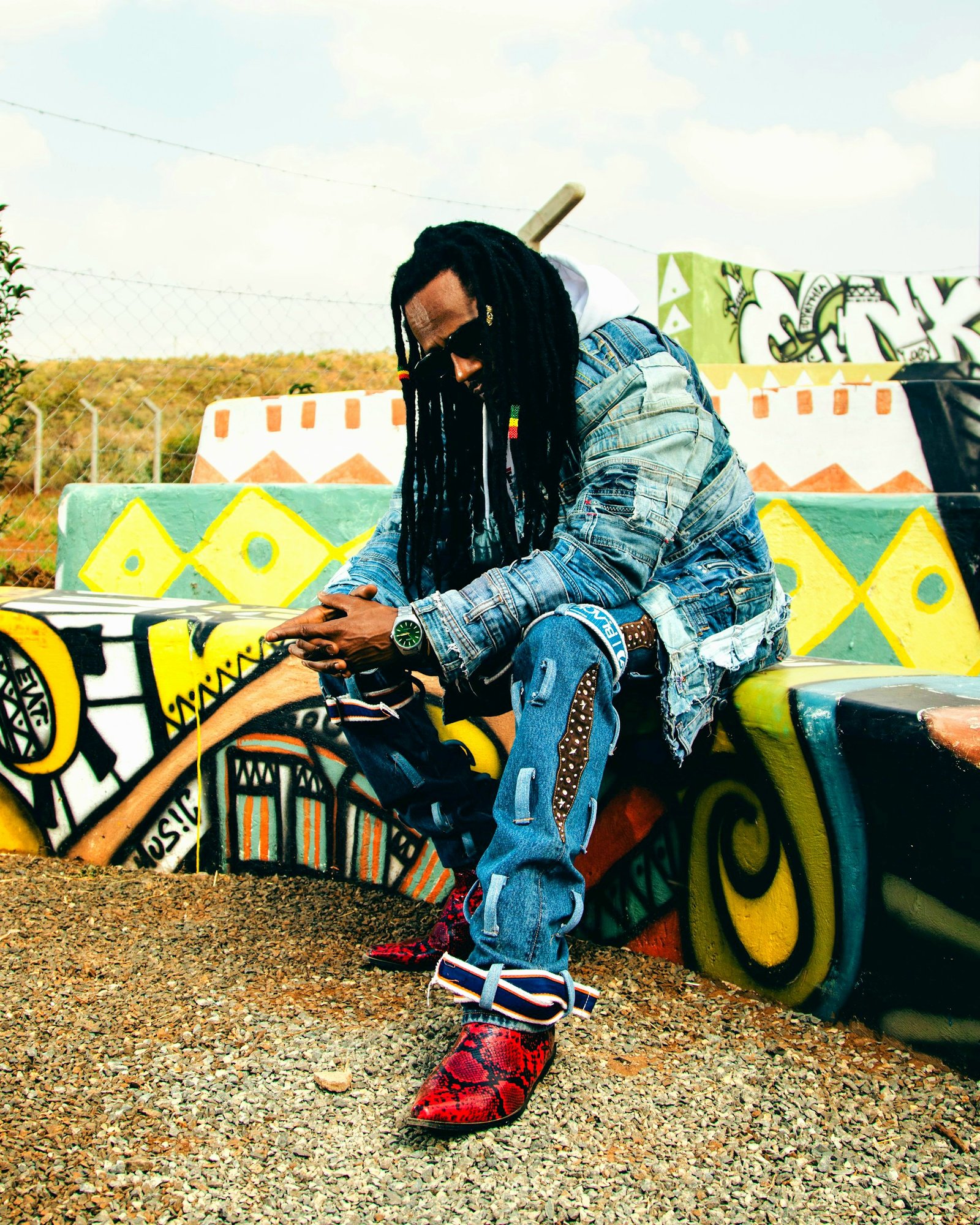 Stylish Rasta Man pictured, embodying Reggae Music.